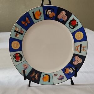 Gucci Multicolor Porcelain Dessert Plate